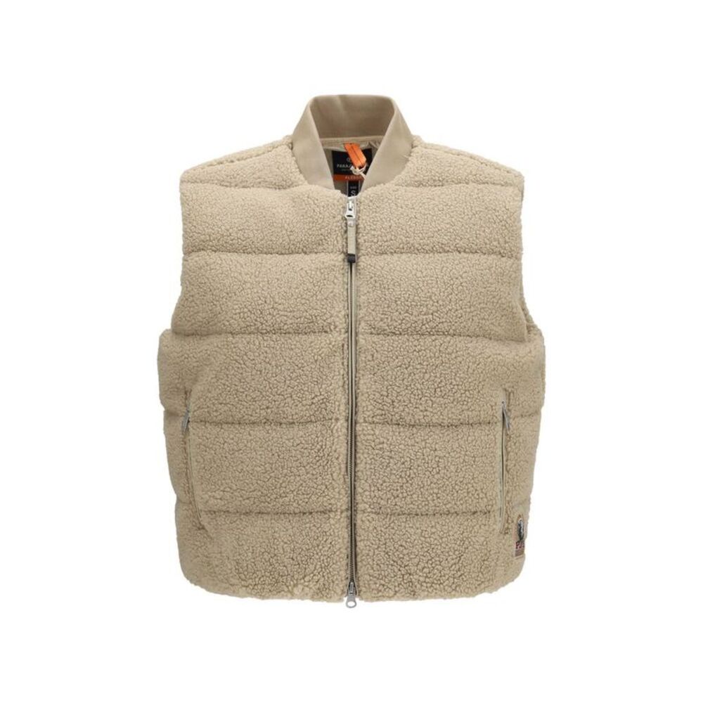 Parajumpers Beige Polyester Sleeveless Women's Jacket